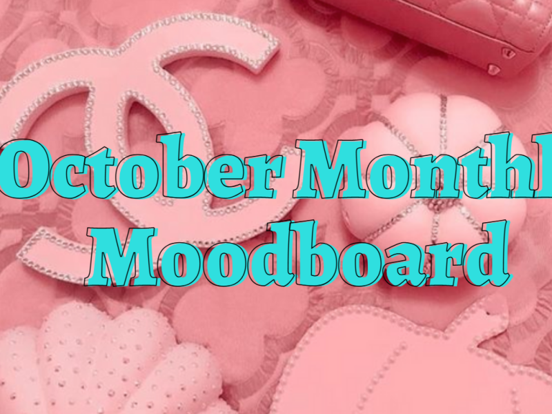 October monthly moodboard♡